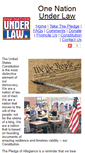 Mobile Screenshot of onenationunderlaw.org